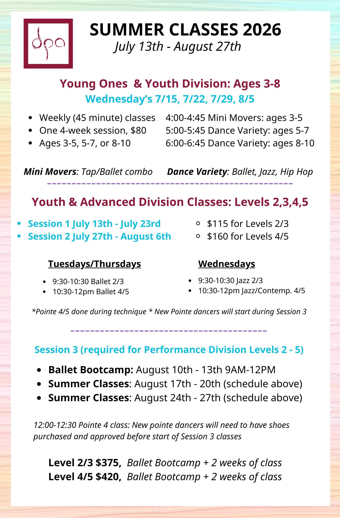 Summer Camp_Classes 1_2 page B